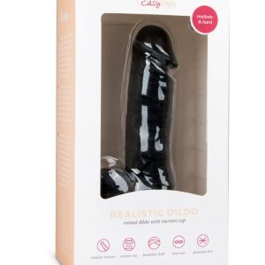 Dildo Realista EasyToys 17,5 cm - Negro