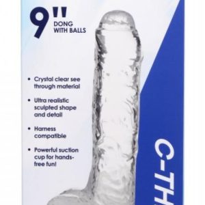 Dildo Transparente Impulso - Deportivo C - 25 cm