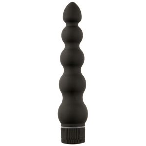 Doc Johnson - Black Magic Ribbed Vibe Vibrador - Negro