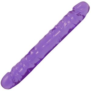 Doc Johnson - Crystal Jellies Jr. Double Dong - Morado