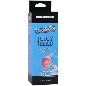 Doc Johnson - GoodHead Juicy Head Dry Mouth Spray - Algodón de Azúcar - 60