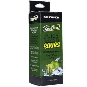 Doc Johnson - GoodHead Juicy Head Dry Mouth Spray Sour - Manzana - 60 ml