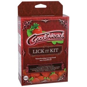 Doc Johnson - GoodHead Lick It Kit - Fresa