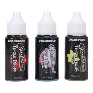 Doc Johnson - GoodHead Tingle Drops 3 Sabores - 29 ml