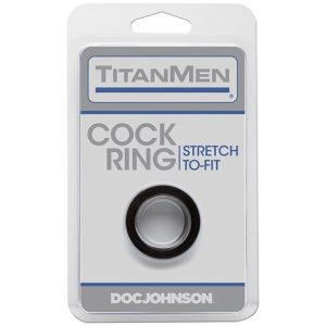 Doc Johnson - TitanMen Anillo para el Pene - Negro