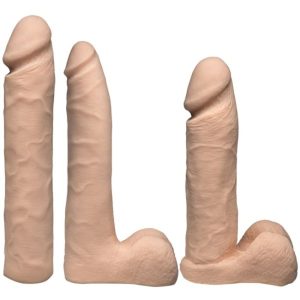 Doc Johnson - VacULock Set de Doble Densidad para Experimentados - Beige