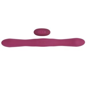 Doc Johnson - Vibrador Doble con Control Remoto - Rojo