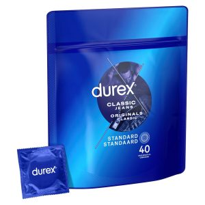 Durex - Condones Clásicos Naturales - 40 unidades