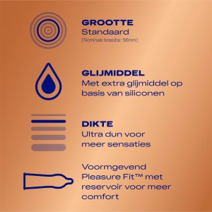 Durex - Condones Nude Extra Lubricante - 10 unidades