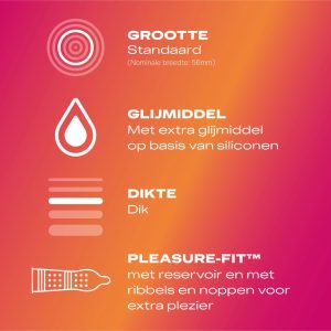 Durex - Condones Placer - 40 unidades