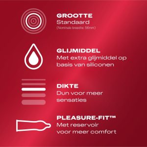Durex - Condones Thin Feel Extra Lube - 40 unidades
