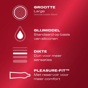 Durex - Condones Thin Feel XL - 10 unidades
