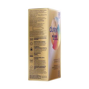 Durex Nude No Latex - 10 Piezas