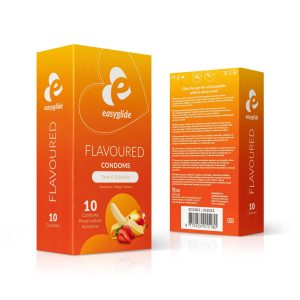 EasyGlide - Condones con Sabores - 10 unidades