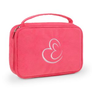 EasyToys Bolsa de juguete de terciopelo - Rosa