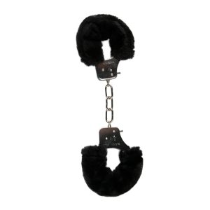 Esposas Suaves de Peluche - Negro
