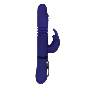 Evolved - Vibrador Conejo Todo en Uno - Azul Real