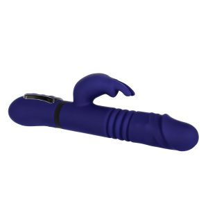 Evolved - Vibrador Conejo Todo en Uno - Azul Real