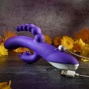 Evolved - Vibrador Lick Me Triple Stim Vibe - Morado