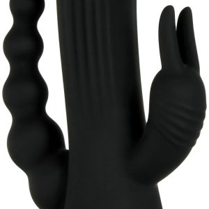 Evolved - Vibrador Trifecta Rabbit - Negro