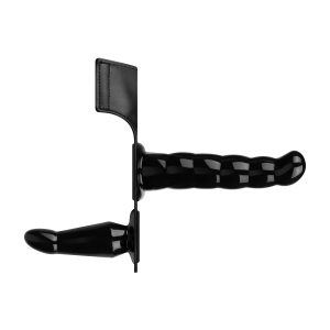Fetish Collection - Conjunto Strap-On Vibrador - Negro