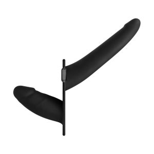 Fetish Collection - Consolador con Arnés de Doble Cara - Negro