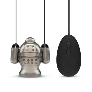 Funda de pene vibradora con control remoto
