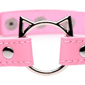 Gargantilla Kinky Kitty Ring Slim - Rosa