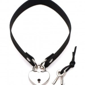 Gargantilla Lock-It Heart con corazón con cerradura