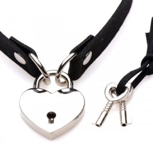 Gargantilla Lock-It Heart con corazón con cerradura
