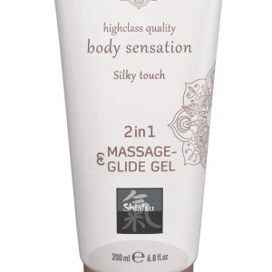 Gel de masaje y deslizamiento 2 en 1 - tacto sedoso