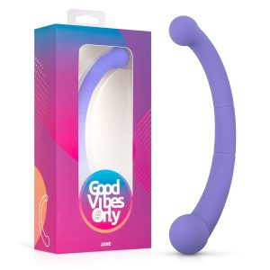 Good Vibes Only - Vibrador de Doble Extremo Jane - Morado