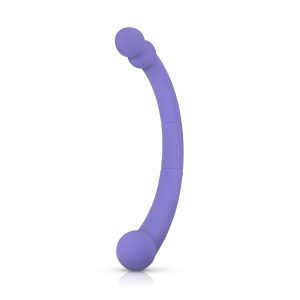 Good Vibes Only - Vibrador de Doble Extremo Leah - Morado