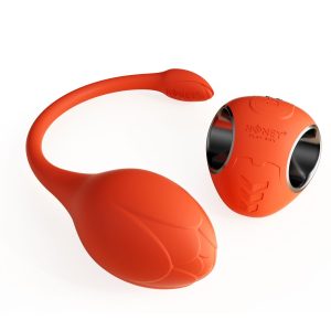 HoneyPlayBox - LILI Vibrador de Huevo Controlado por App Naranja