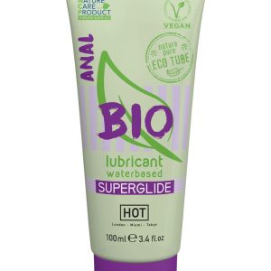 HOT BIO Superglide Anal Lubricante a base de agua - 100 ml