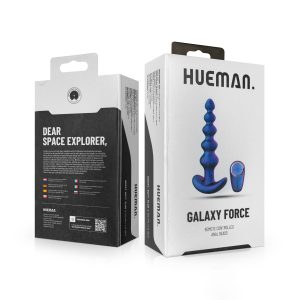 Hueman - Galaxy Force Tapón Anal Vibrador con Control Remoto