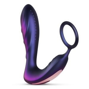 Hueman - Vibrador Anal con Anillo Black Hole
