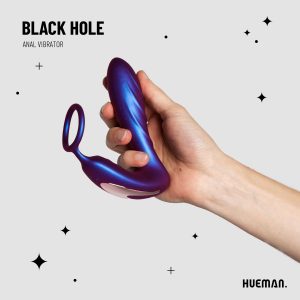Hueman - Vibrador Anal con Anillo Black Hole