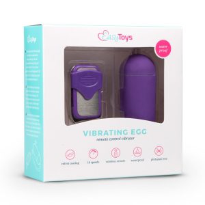 Huevo vibrador con control a distancia - Púrpura