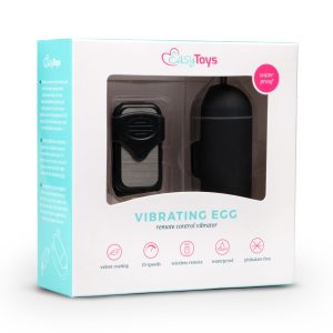 Huevo vibrador Easytoys - Negro