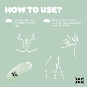Huevo Vibrador LUV EGG - Verde