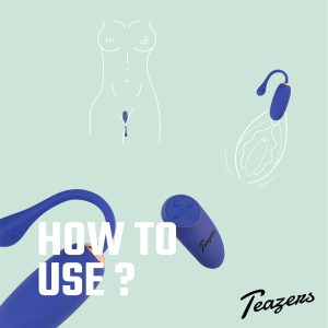 Huevo vibrador Teazers con mando a distancia
