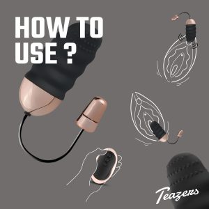 Huevo vibrante Teazers con control remoto