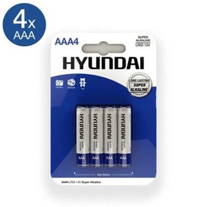 Hyundai AAA Baterías - 4 pcs