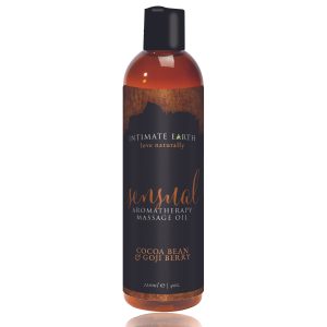Intimate Earth - Aceite sensual para masajes de cacao y bayas de Goji - 120 ml