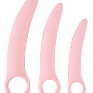 Kit de dilatador vaginal de silicona - Rosa