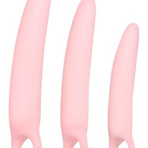 Kit de dilatador vaginal de silicona - Rosa