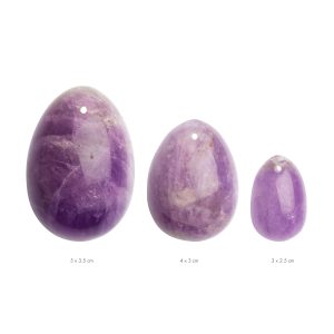 La Gemmes - Juego de huevos Yoni de 3 piezas - Amatista