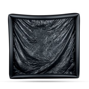 Lámina de vinilo con bordes inflables - Negro