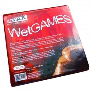 Lámina de vinilo SexMAX WetGAMES 180 x 220 cm - Rojo